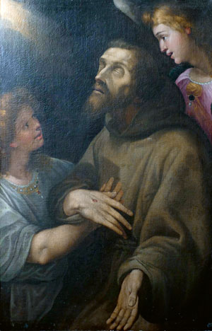 “ Saint François consolé par les anges au soir de sa vie ” (Legenda major  5, 11).