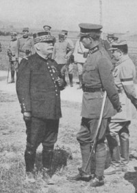 Général Joffre et le roi Albert