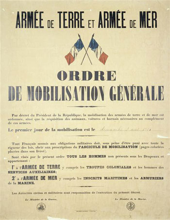 Mobilisation de 1914