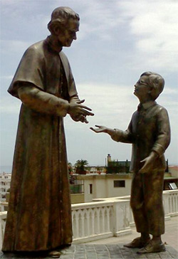 Don Bosco et Michel Rua