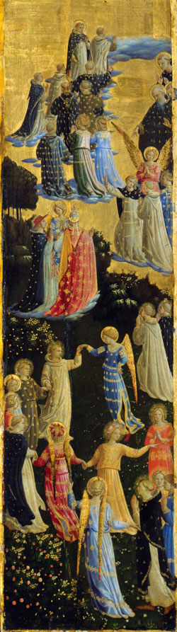 Ronde des élus par Fra Angelico