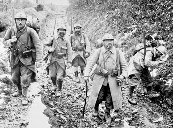 Soldats français au Chemin des Dames