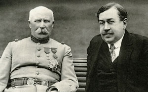 Le général Pétain et Painlevé