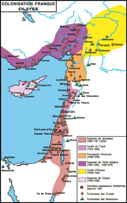 Colonisation franque en Syrie