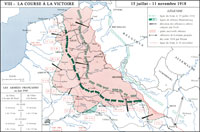 Carte de la course à la victoire