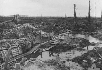Bataille de la Lys, les tranchées britanniques