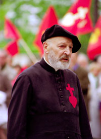 Au défilé de sainte Jeanne d'Arc, le 11 mai 1997.