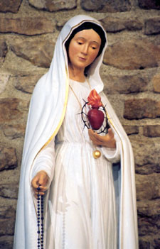 Le Coeur Immaculé de Marie - Statue de frère Henry