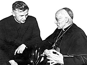 Frings et son jeune théologien, Ratzinger Frings et son jeune théologien, Ratzinger
