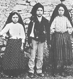 Jacinthe, François et Lucie de Fatima