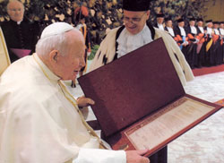 Jean-Paul-II, Docteur ès-droits de l'homme Jean-Paul-II, Docteur ès-droits de l'homme