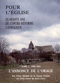 Couverture du tome 1 de Pour l'Église