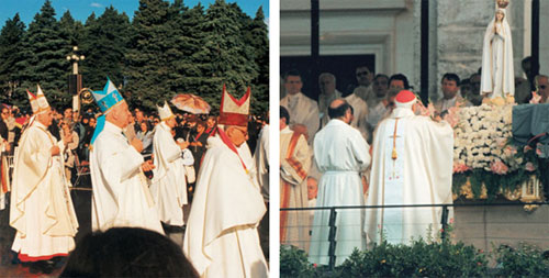 Le 13 octobre 1996, le cardinal Joseph Ratzinger présidait le pèlerinage de Fatima