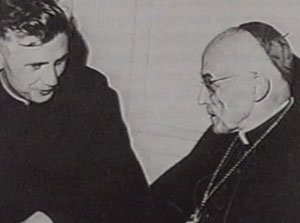 Le cardinal Frings et l'abbé Ratzinger Le cardinal Frings et l'abbé Ratzinger