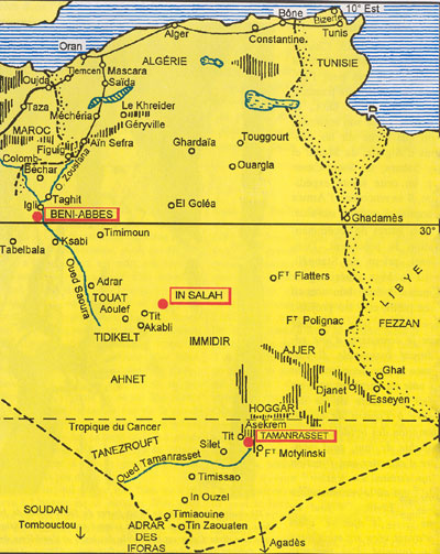 Carte de l'Algérie Carte de l'Algérie