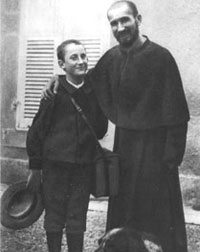 Avec son neveu, Charles de Blic Avec son neveu, Charles de Blic