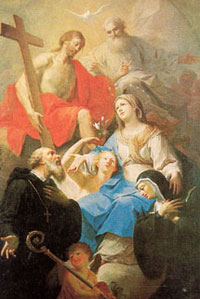 Sainte Trinité et Vierge Marie