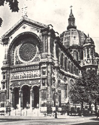 L'église Saint-Augustin où Charles se confessa à l'abbé Huvelin.