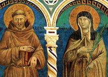 Saint François et sainte Claire