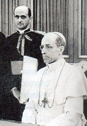 Montini et Pie XII