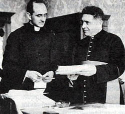 Mgr Montini et Mgr Tardini