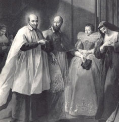Saint Vincent de Paul et saint François de Sales