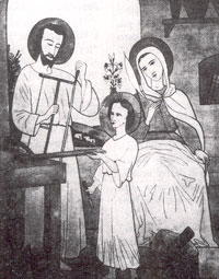 Sainte Famille, par le Père de Foucauld