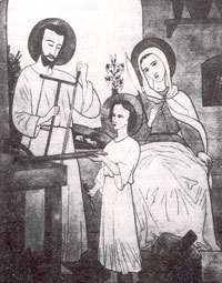 Sainte Famille, par le Père de Foucauld Sainte Famille, par le Père de Foucauld