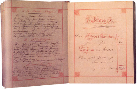 carnet de Thérèse carnet de Thérèse