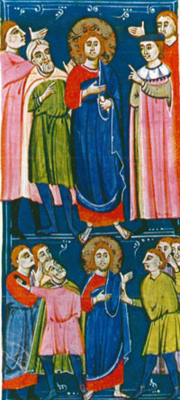 Jésus avec les scribes et les pharisiens Jésus avec les scribes et les pharisiens
