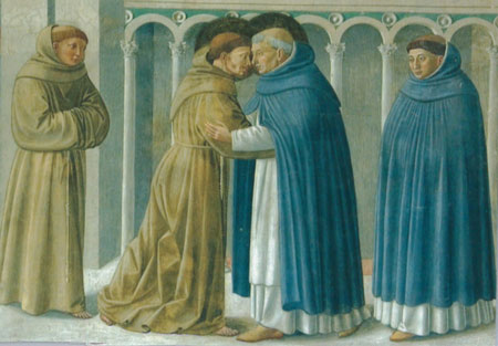 Rencontre des saints François et Dominique Rencontre des saints François et Dominique