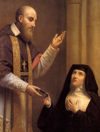 Saint François de Sales et sainte Jeanne de Chantal