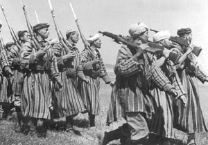 Défilé des fiers goumiers de l’Armée d’Afriqu