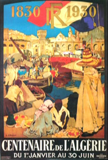 Affiche pour le centenaire de la conquête de l’Algérie