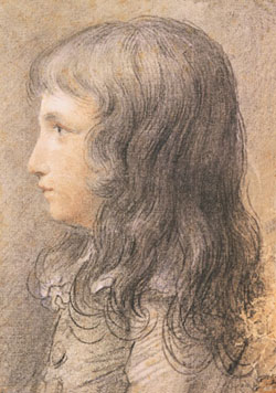 Louis XVII, dans sa prison.