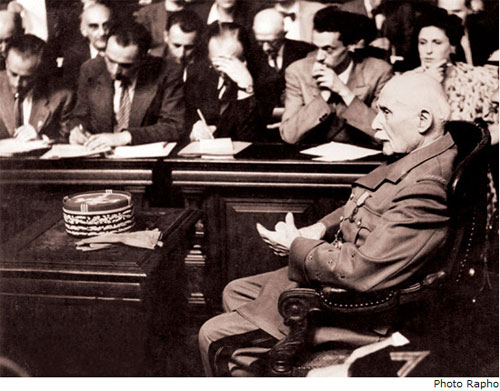 Le procès du Maréchal Pétain Le procès du Maréchal Pétain