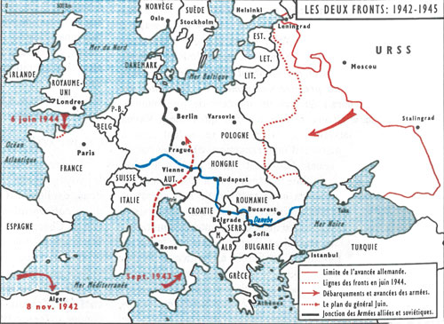 Les deux fronts Les deux fronts