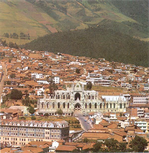 Un couvent de Quito. Un couvent de Quito.
