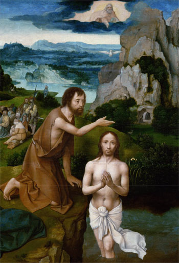 Baptême du Christ par Gérard David Baptême du Christ par Gérard David