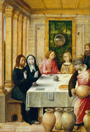 Noces de Cana par Juan de Flandes Noces de Cana par Juan de Flandes