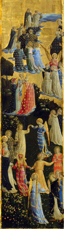 Ronde des élus par Fra Angelico Ronde des élus par Fra Angelico