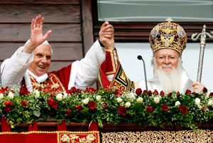 Benoît XVI et Bartholomeos 1er Benoît XVI et Bartholomeos 1er