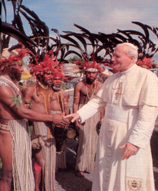 Jean-Paul II en voyage en Océanie Jean-Paul II en voyage en Océanie