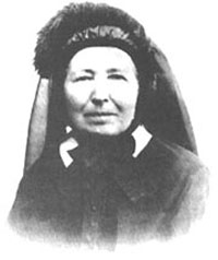 Mélanie, revêtue de l'habit de son Ordre, en 1887. Mélanie, revêtue de l'habit de son Ordre, en 1887.