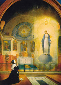 Apparition de l'Immaculée à sainte Catherine Labouré Apparition de l'Immaculée à sainte Catherine Labouré