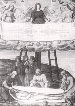 Tableau représentant le Saint Suaire Tableau représentant le Saint Suaire