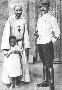 Le Père avec le capitaine Susbielle Le Père avec le capitaine Susbielle
