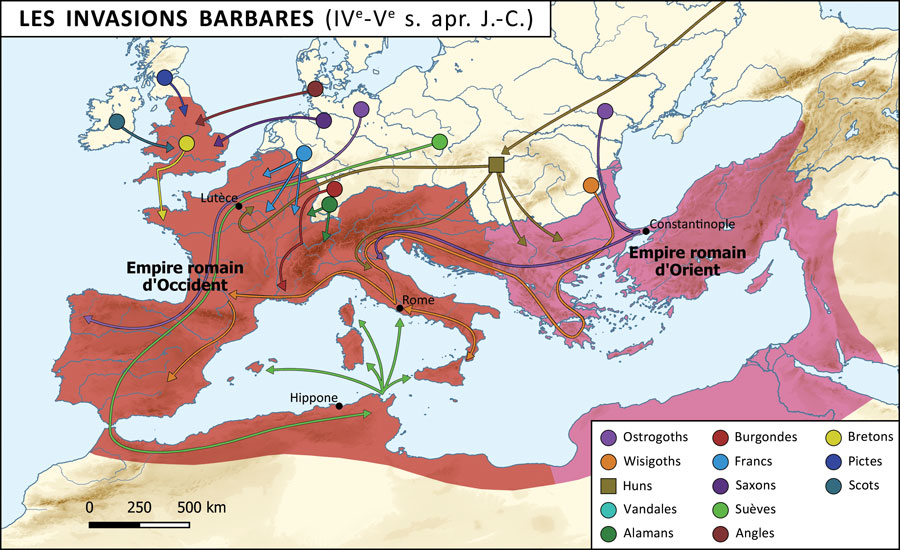 Les invasions barbares Les invasions barbares
