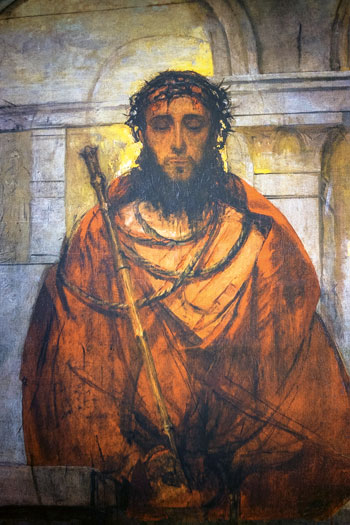 “ Ecce homo ”, Tableau de saint Albert Chmielowski (1879). “ Ecce homo ”, Tableau de saint Albert Chmielowski (1879).