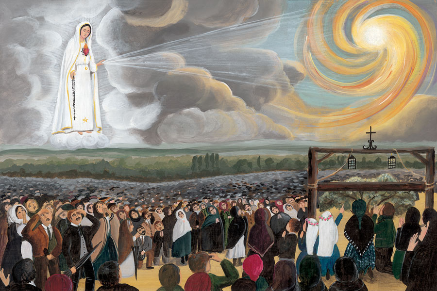 Le miracle de la chute du soleil, le 13 octobre 1917 à Fatima Le miracle de la chute du soleil, le 13 octobre 1917 à Fatima